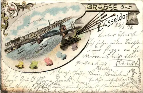 Gruss aus Düsseldorf - Litho -622148