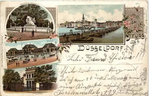 Gruss aus Düsseldorf - Litho -622168