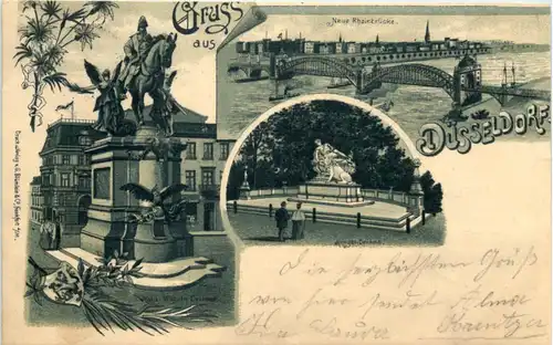 Gruss aus Düsseldorf - Litho -622208