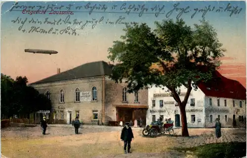 Erbgericht Laussnitz mit Zeppelin -631848