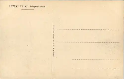 Düsseldorf - Kriegerdenkmal -622288