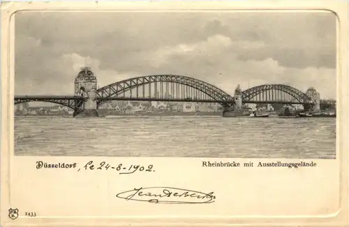 Düsseldorf - Rheinbrücke -622708
