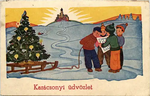 Weihnachten - Karacsonyi üdvözlet -632636