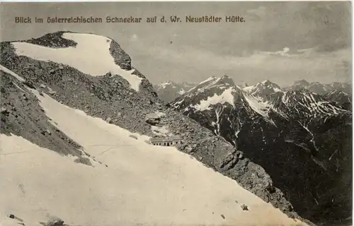 Schneekar auf d. Wr. Neustädter Hütte -632916