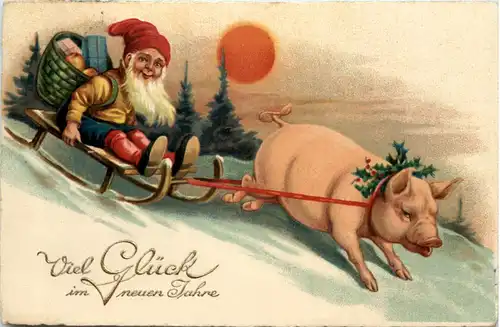 Neujahr - Zwerg - Schwein -623488