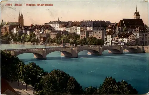 Basel - Mittlere Rheinbrücke -633296