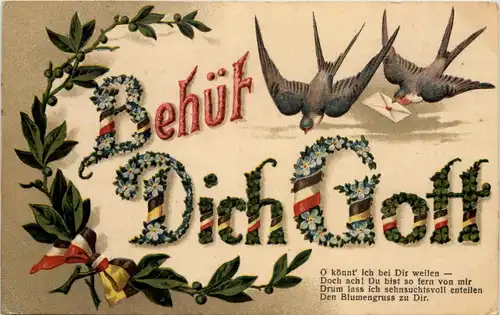 Behüt dich Gott - Feldpost -623848