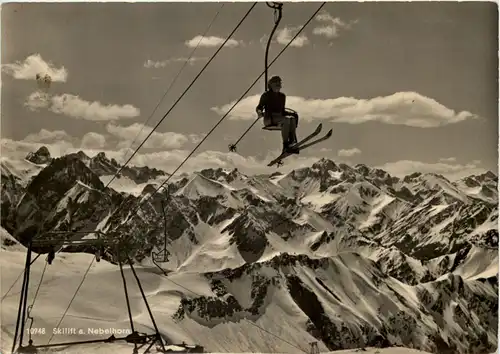Skilift am Nebelhorn bei Oberstdorf -624628
