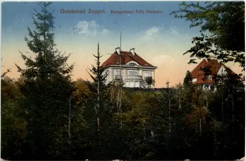 Zoppot - Kronprinzen-Villa Seehaus -625206