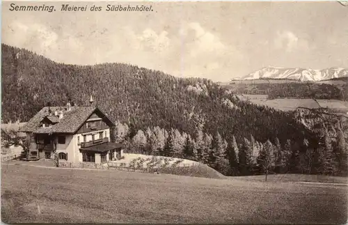 Semmering - Meierei des Südbahnhotel -634550