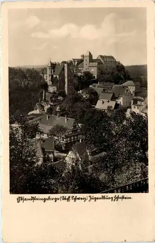 Sächs. Schweiz, Hohnstein, Jugendburg -521202