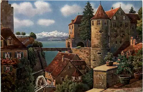 Meersburg, Schloss und alte Mühle -522602