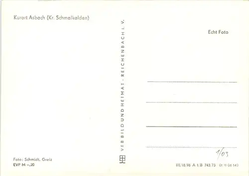 Kurort Asbach Kr.Schmalkalden -512940