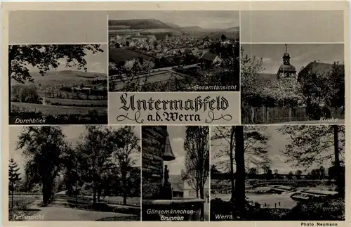 Untermassfeld Krs. Meiningen, div. Bilder -513040
