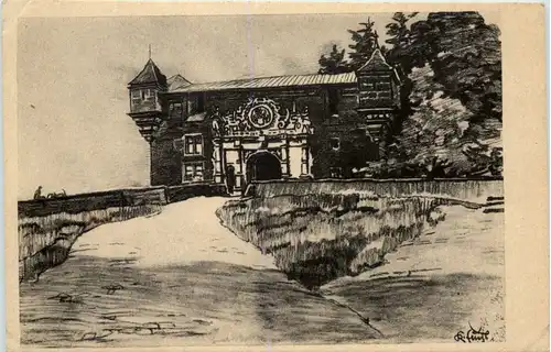 Tübingen, das Schlossportal -523182