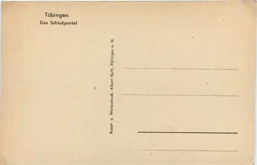 Tübingen, das Schlossportal -523182