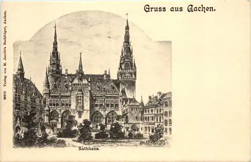 Aachen, Rathaus -513480