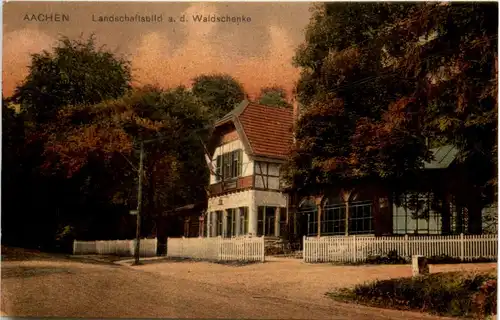 Aachen, Landschaftsbild a.d. Waldschänke -514840