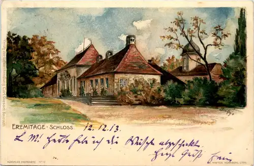 Bayreuth - Eremitage Schloss - Litho -635516