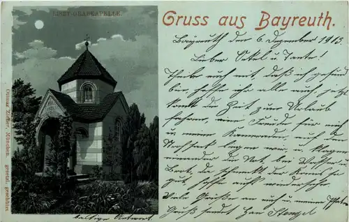 Gruss aus Bayreuth - Liszt-Grabkapelle -635556