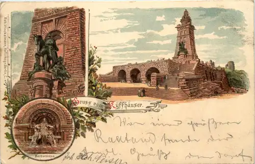 Gruss vom Kyffhäuser - Litho -636236