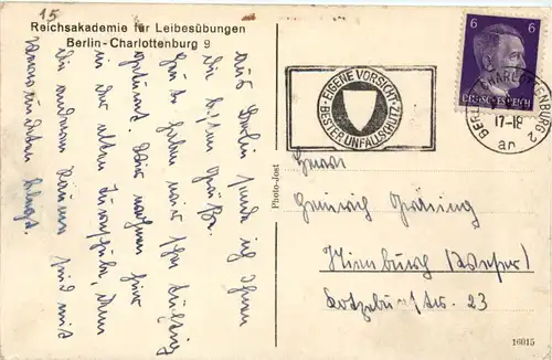 Berlin-Charlottenburg - Reichsakademie für Leibesübungen -636376