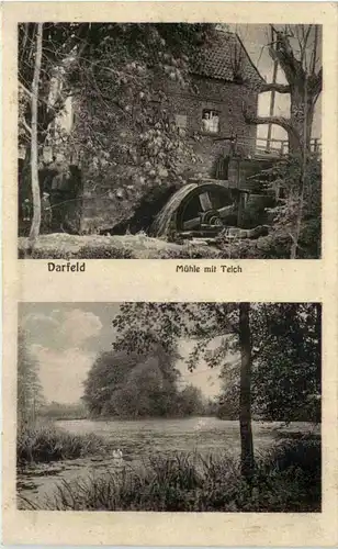 Darfeld, Mühle mit Teich -515940