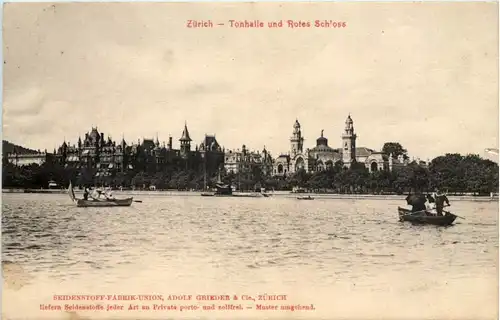 Zürich - Tonhalle und Rotes Schloss -636756