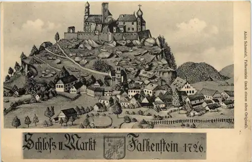 Schloss und Markt Falkenstein -636856