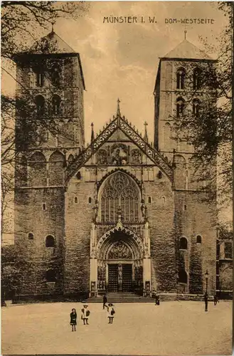 Münster i. W., Dom, Westseite -516298