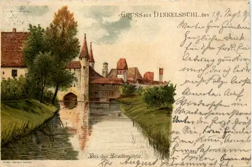 Gruss aus Dinkelsbühl - Litho -637376