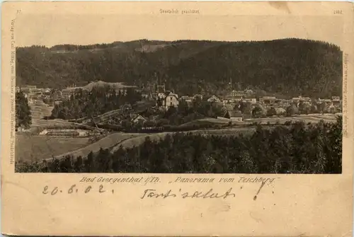 Georgenthal, Panorama vom Teichberg -517424