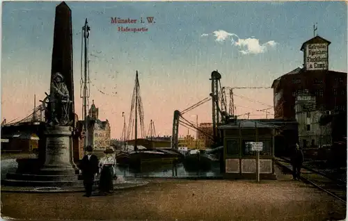 Münster i. W., Hafenpartie -517812