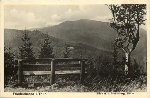 Friedrichroda, Blick n.d. Inselsberg -524420