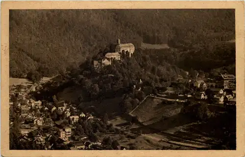 Schwarzburg, Blick vom Trippstein -524540