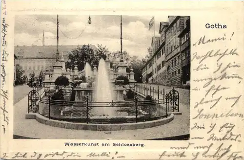 Gotha, Wasserkunst am Schlossberg -518298