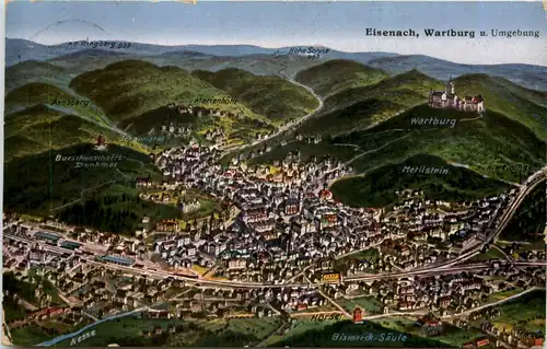 Eisenach, Wartburg u. Umgebung -524920