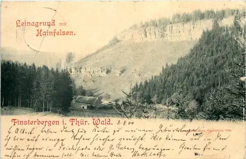 Finsterbergen, Leinagrund mit Hainfelsen -525240