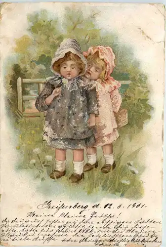 Kinder gelaufen in Greifenberg Pommern -626128