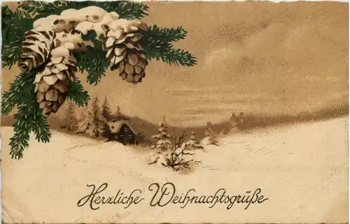 Weihnachten gelaufen in Podwitz Pommern -626188