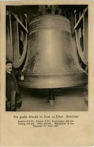 Erfurt, die Grosse Glocke im Dom - Gloriosa -526140