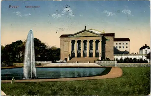 Posen - Stadttheater - Feldpost Garnison Lazarett -627028