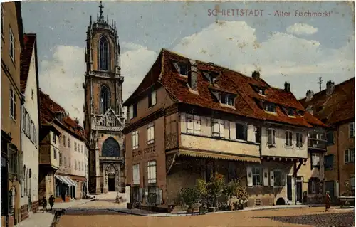 Schlettstadt - alter Fischmarkt -627188