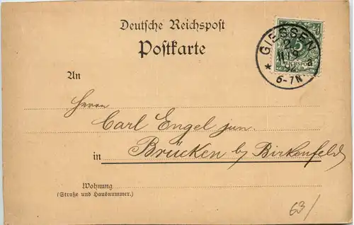 Giessen - Ganzsache 1892 -627388