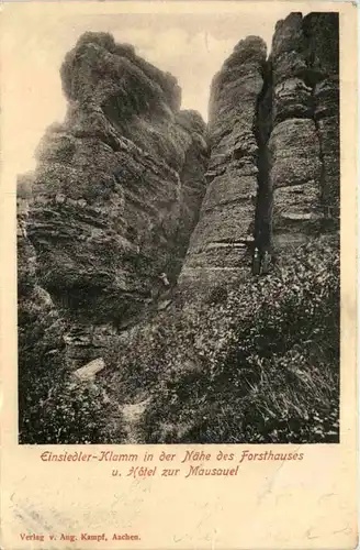 Einsiedler-Klamm in der Nähe des Forsthauses zur Mausauel -627448