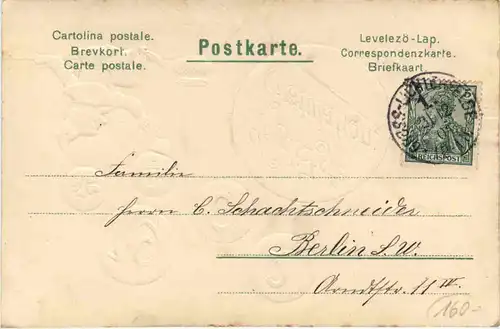 Zwerg - Jahreszahl 1902 - Prägekarte -628008