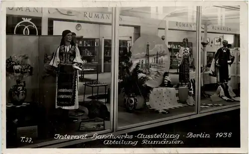 Berlin - Internat. Handwerks Ausstellung 1938 - Rumänien -628048