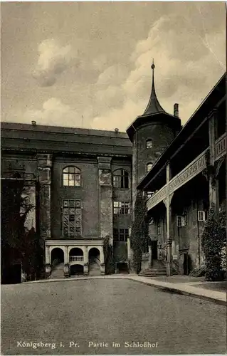 Königsberg - Partie im Schlosshof -629172