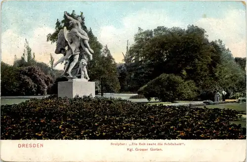 Dresden, Kgl. Grosser Garten Sculptur -518788