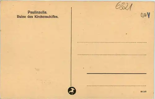 Paulinzella i. Thür., Ruine des Kirchenschiffes -519148